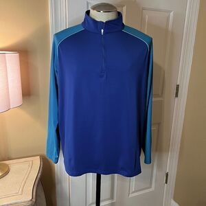EUC Men's Peter Millar Crown Sport Performance Style Quarter Zip Pullover LARGE